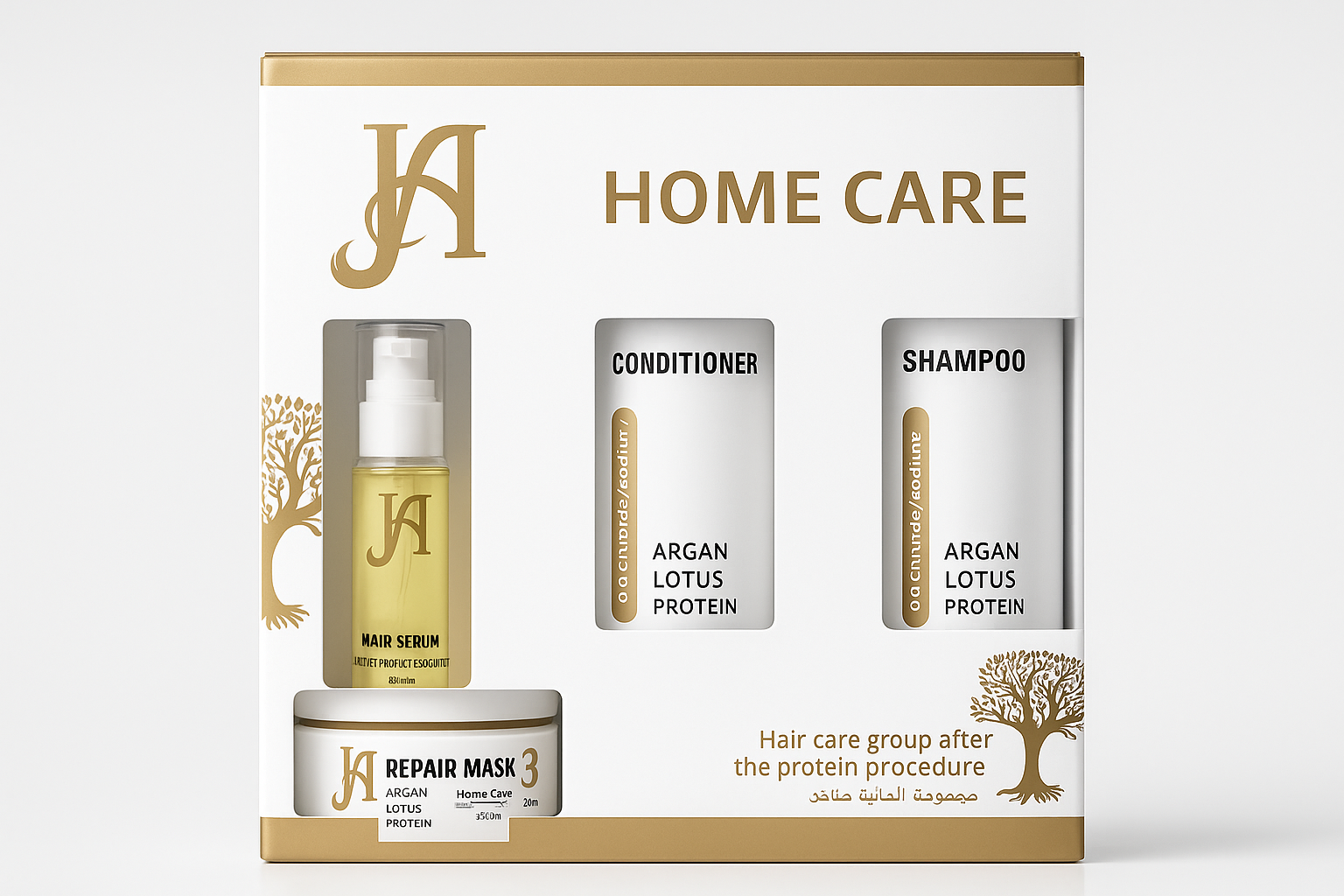 J&H Argan Lotus Protein Home Care Set